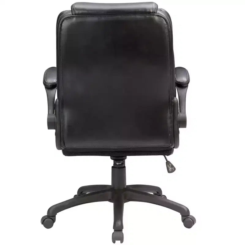Okak Modern Executive Office Chair with Adjustable Height, Desk Chair with Padding Armrest, 360 Swivel Chair for Office, Reading Room, Gray