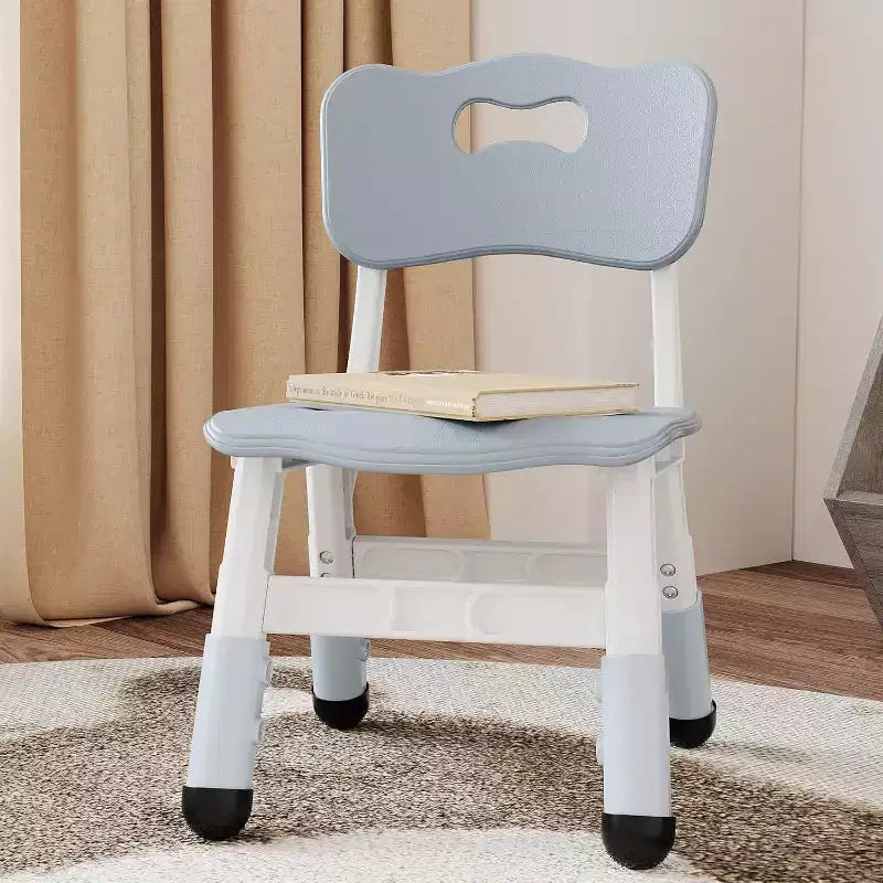 Kids Chair-2 Pack, Plastic Toddler Chair for Boys & Girls Ages 2-6, Max Load 180LB, 3-Level Height Adjustable Toddler Chair, for Home, Daycare