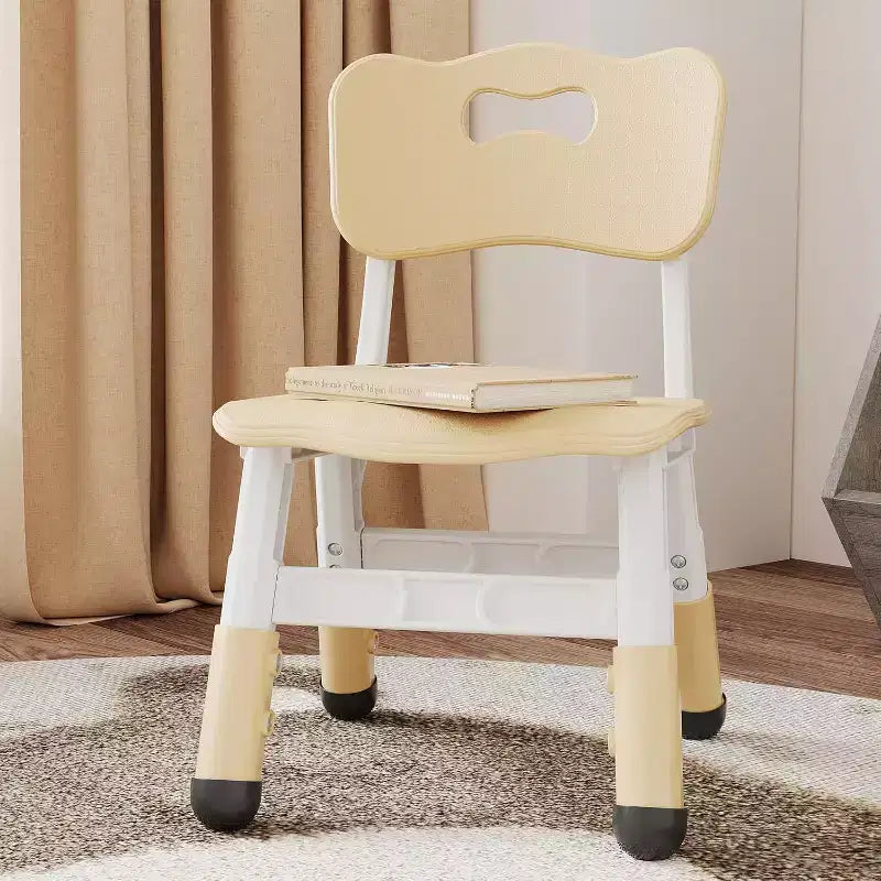 Kids Chair-2 Pack, Plastic Toddler Chair for Boys & Girls Ages 2-6, Max Load 180LB, 3-Level Height Adjustable Toddler Chair, for Home, Daycare