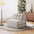 Folding Sofa Bed, Floor-Standing Folding Sofa with Pillows, Futon Sofa Bed Convertible Sleeper Chair with Foldable Mattress Backrest