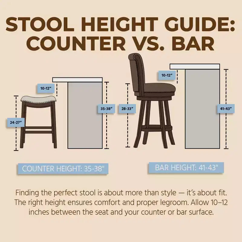 ROME + OAK Runyan 31 Swivel Bar Stool, High Back Barstool in Dark Walnut Finish with Vintage Brown Vegan Leather Seat, Set of 2