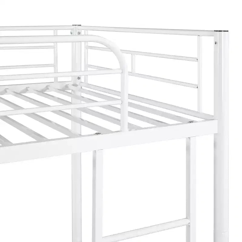 Twin over Twin Metal Bunk Bed, Twin Size Metal Bunk Bed Can be Divided into 2 Beds for Bedroom Dormitory