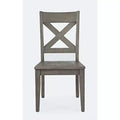 Jofran,Outer Banks Reclaimed Solid Wood Farmhouse X-Back Chair (Set of 2)