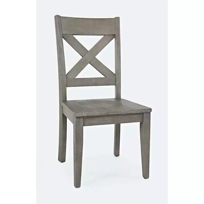 Jofran,Outer Banks Reclaimed Solid Wood Farmhouse X-Back Chair (Set of 2)