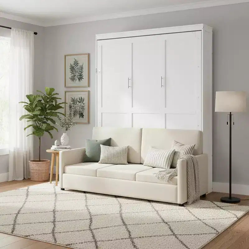 Merax Queen Size Murphy Bed with Sofa