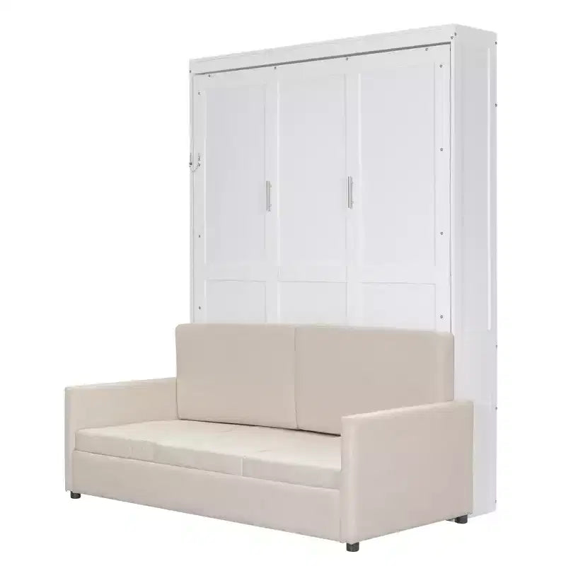 Merax Queen Size Murphy Bed with Sofa