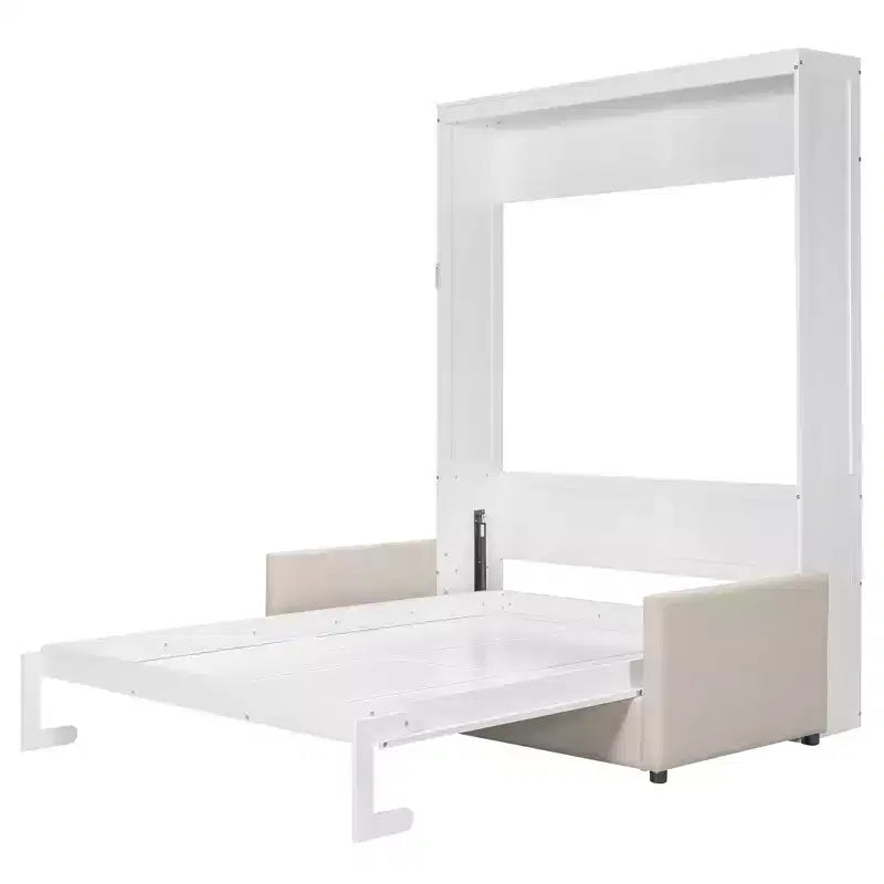 Merax Queen Size Murphy Bed with Sofa