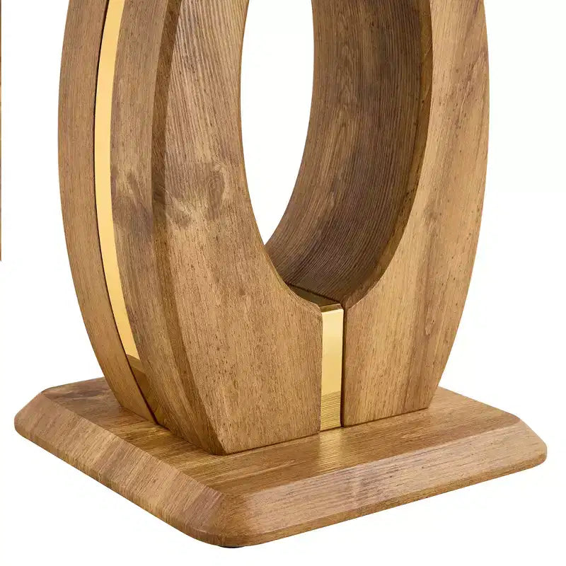 GDFStudio Ronan Rustic Wooden Square Accent Table