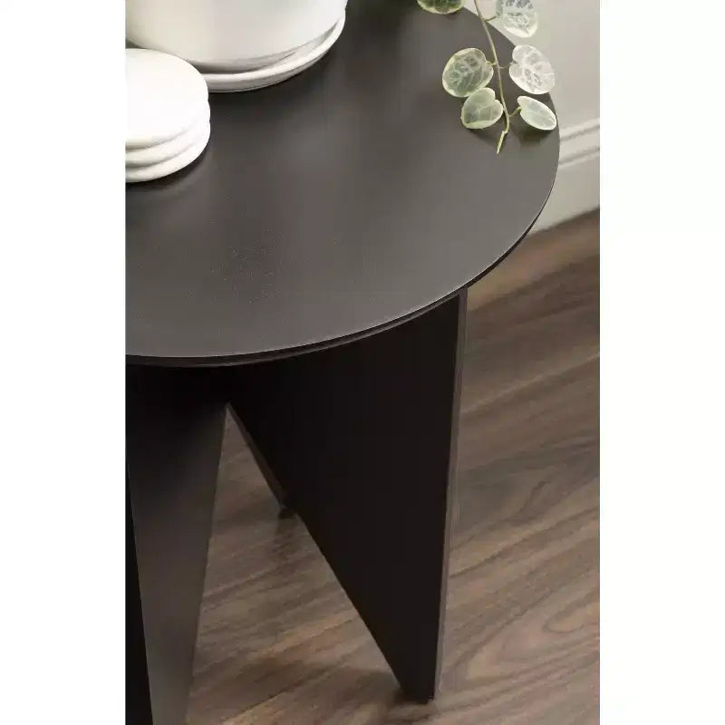 Kate and Laurel Faiza Wood Side Table