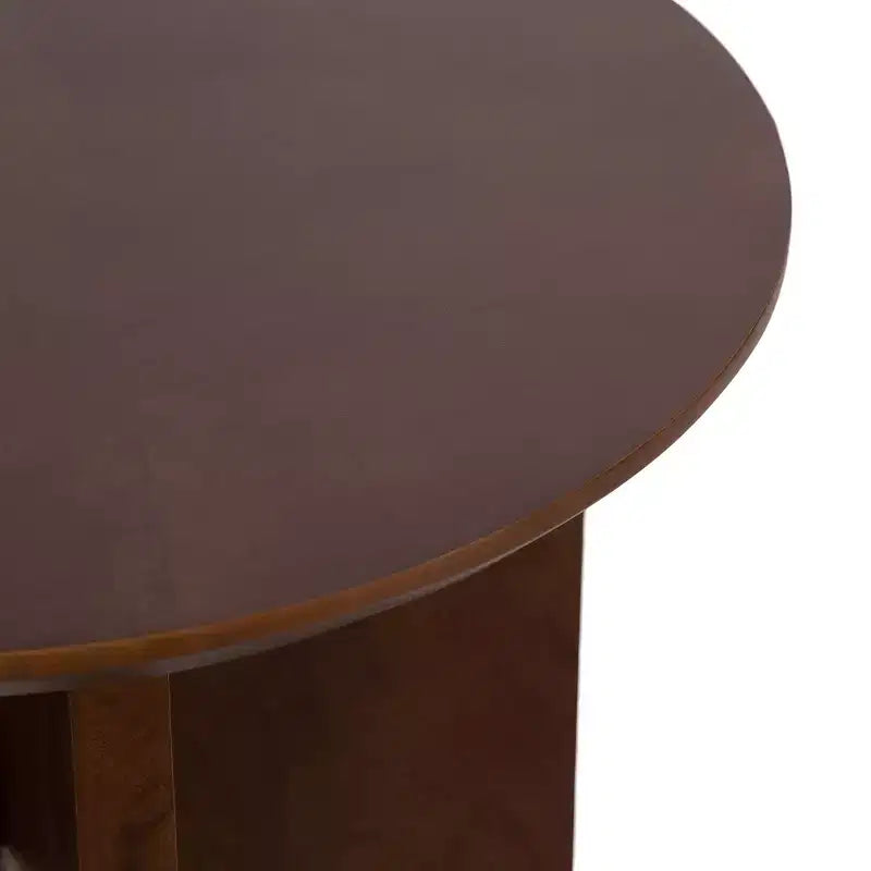 Kate and Laurel Faiza Wood Side Table
