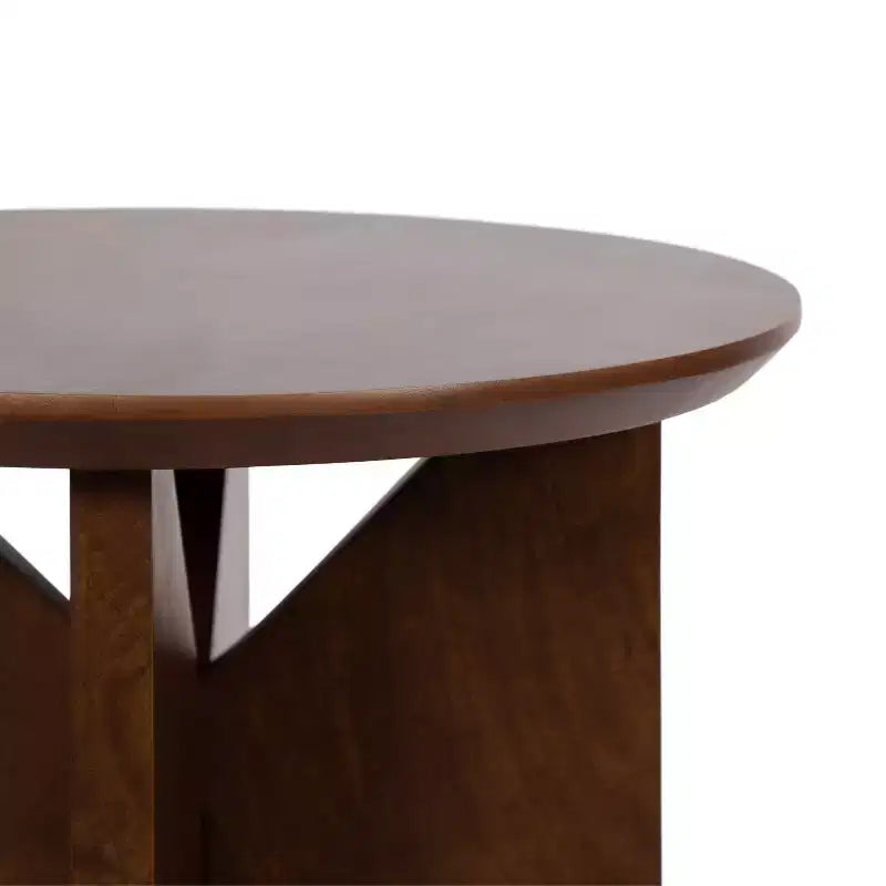 Kate and Laurel Faiza Wood Side Table