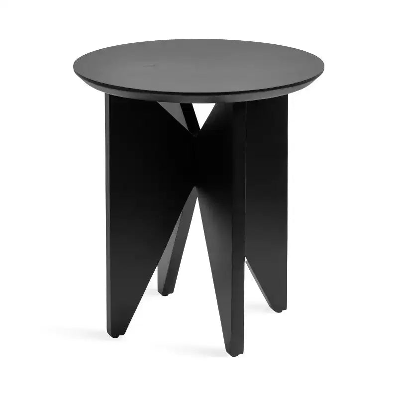 Kate and Laurel Faiza Wood Side Table