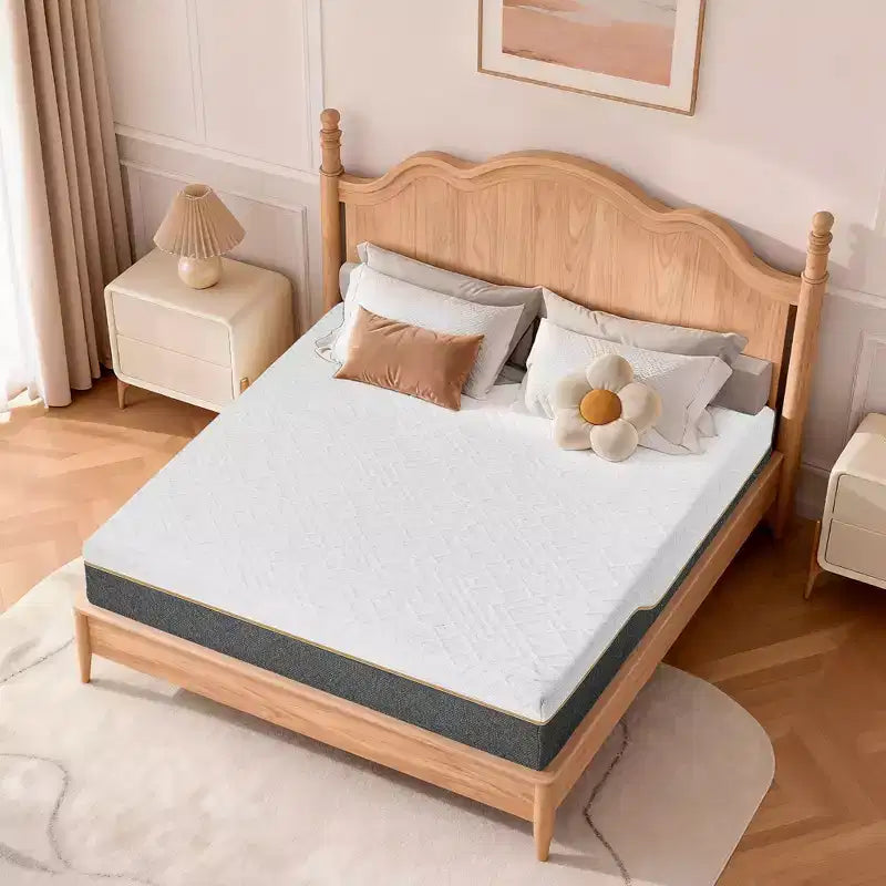 Dyonery Medium - Extra Firm Flippable Mattress Twin XL, 12 Inch Extra Firm Memory Foam Mattress for Back Pain, High Density Bed-Mattress in Box