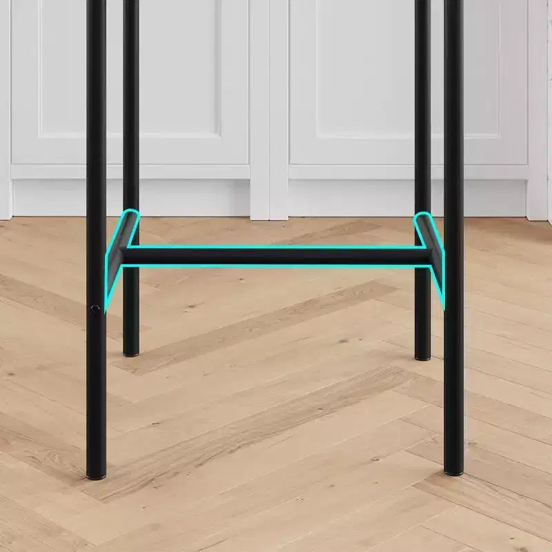 Modern Counter Height Dining Chairs with Cushioned Seat for Home or Restaurant