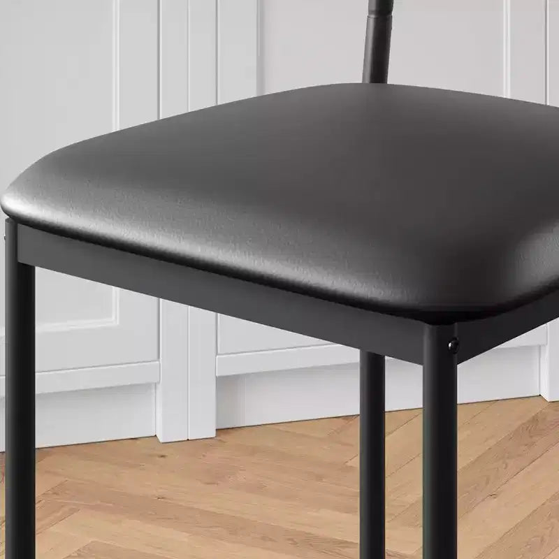 Modern Counter Height Dining Chairs with Cushioned Seat for Home or Restaurant