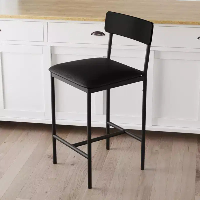 Modern Counter Height Dining Chairs with Cushioned Seat for Home or Restaurant