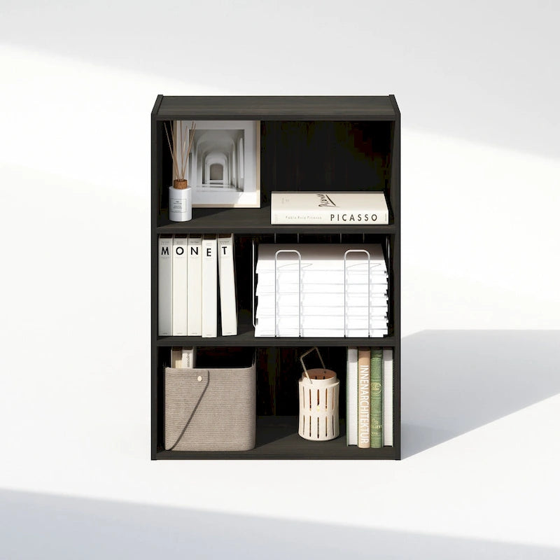 Furinno Simple Open Shelf, Bookcases, 3-Tier