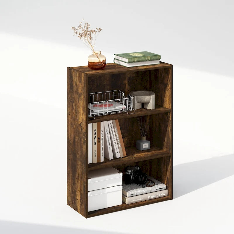 Furinno Simple Open Shelf, Bookcases, 3-Tier