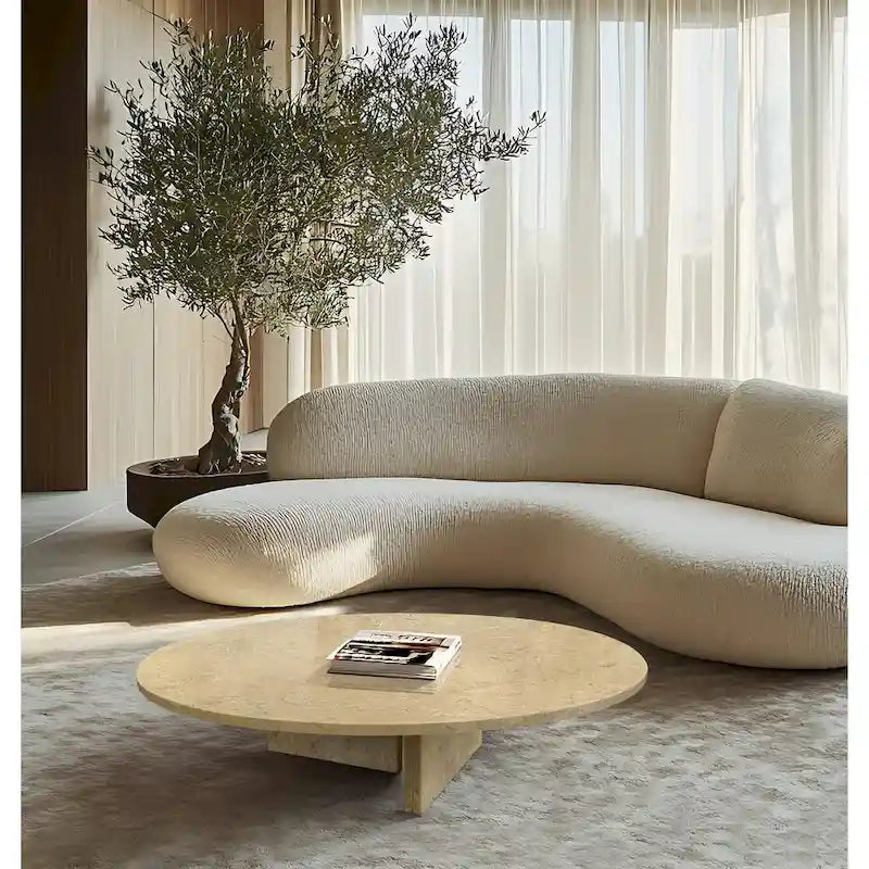 35.4 Natural Marble Stone Coffee Table