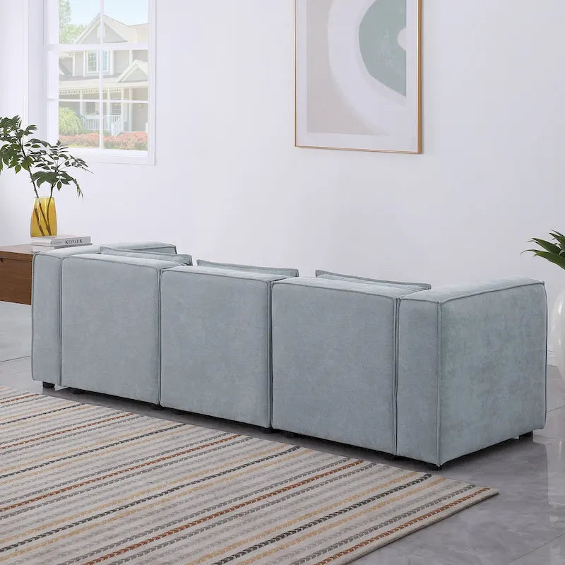 Free Combination Chenille Upholstered Modular Sectional Sofa