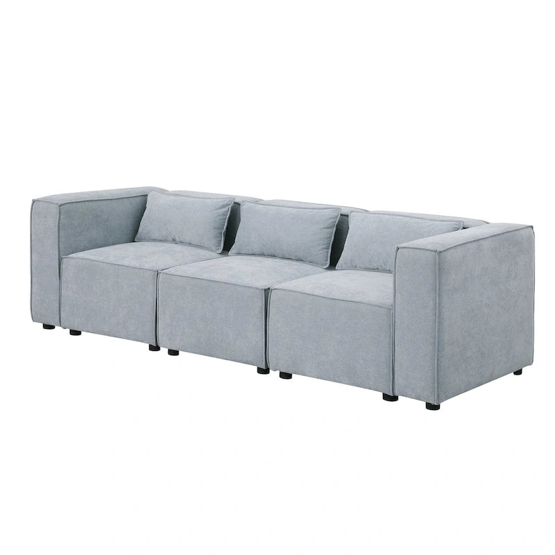 Free Combination Chenille Upholstered Modular Sectional Sofa