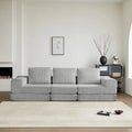 108 Foam Modular Sofa Bed with Memory Foam & Spring Base