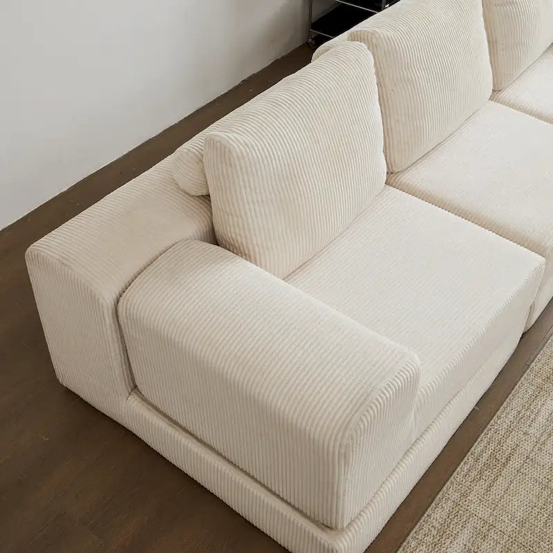 108 Foam Modular Sofa Bed with Memory Foam & Spring Base