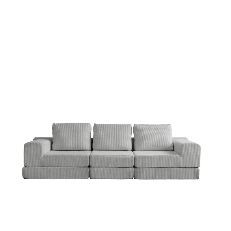 108 Foam Modular Sofa Bed with Memory Foam & Spring Base