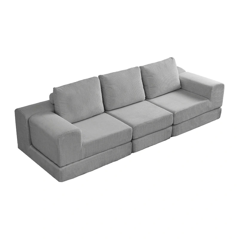 108 Foam Modular Sofa Bed with Memory Foam & Spring Base