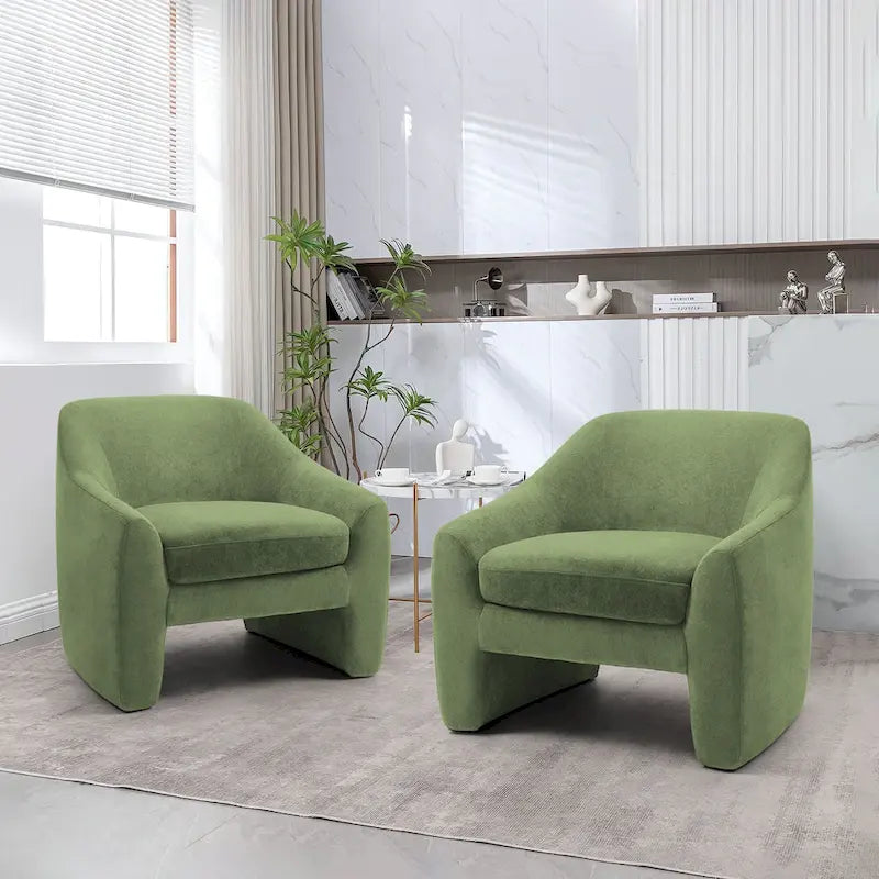 Modern Upholstered Oversized Accent Chairs
