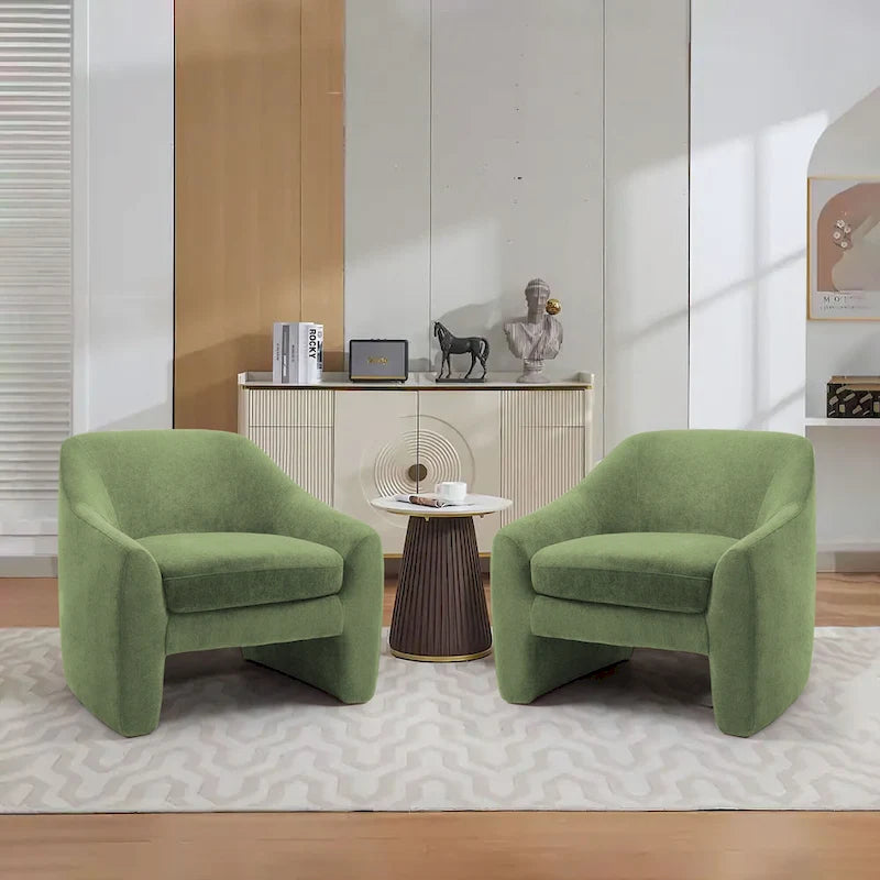 Modern Upholstered Oversized Accent Chairs