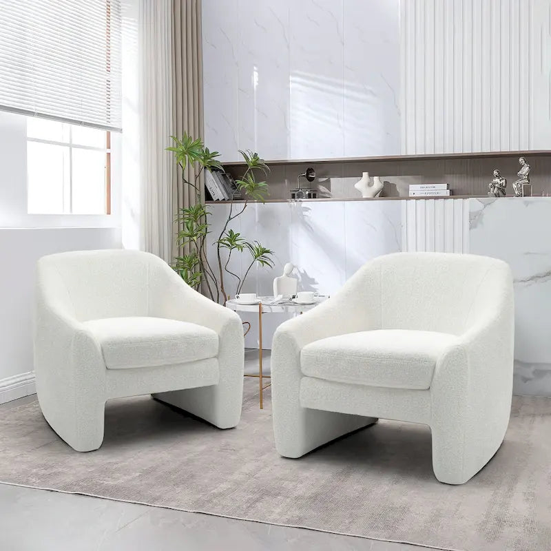 Modern Upholstered Oversized Accent Chairs