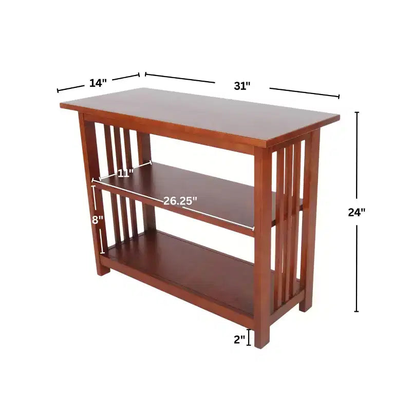 24 2-shelf Bookshelf - Alaterre Furniture