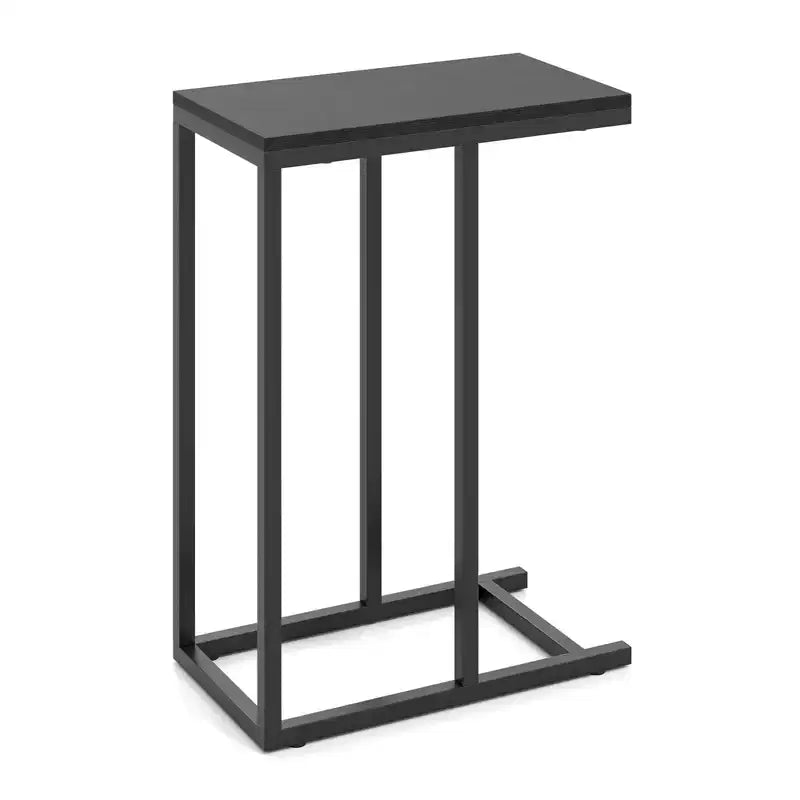 Costway Coffee Tray Sofa Side End Table Ottoman Couch Console Stand TV Lap Snack Black