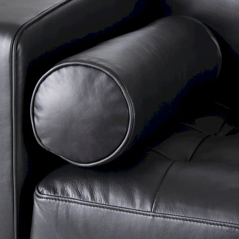 Svend Tan Leather Sofa