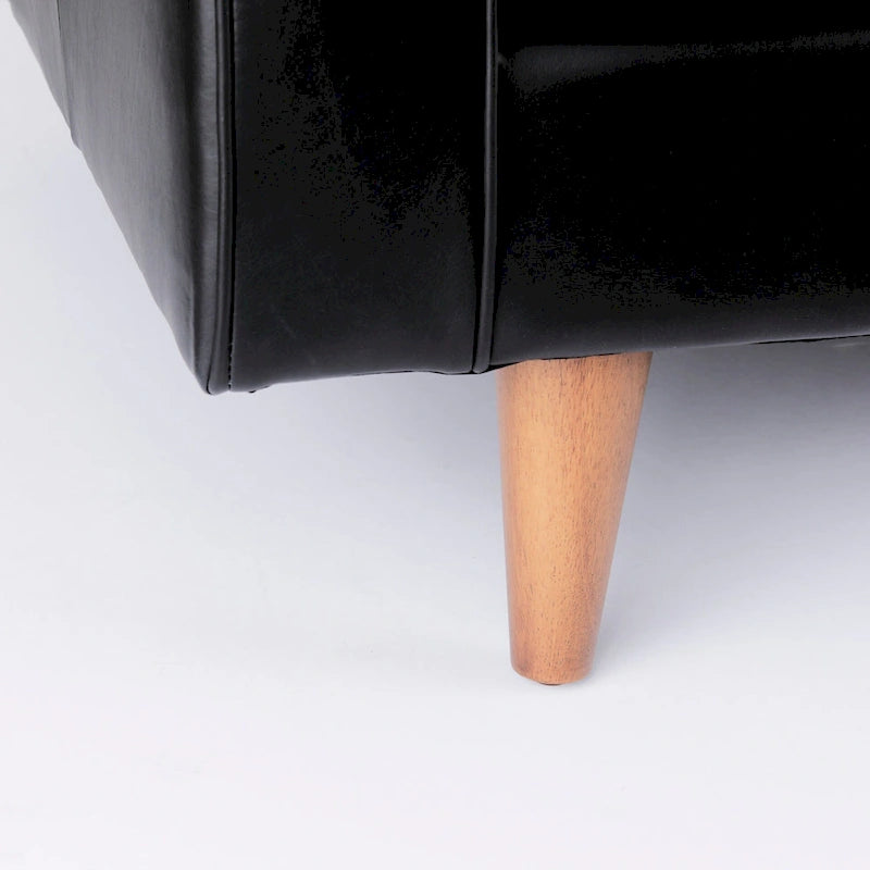 Svend Tan Leather Sofa