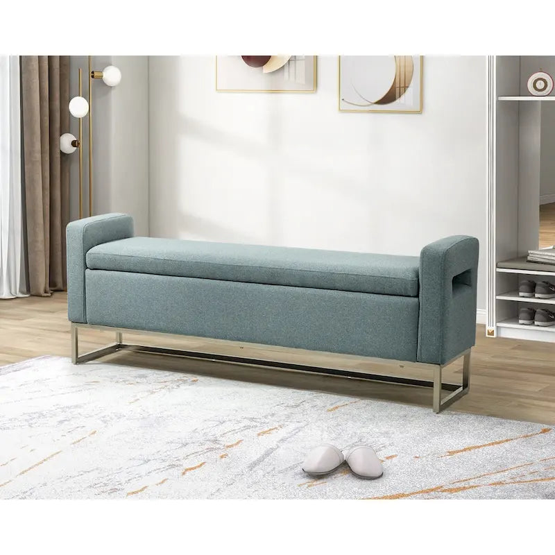 Diana Modern Upholstered Bench with Storage Space