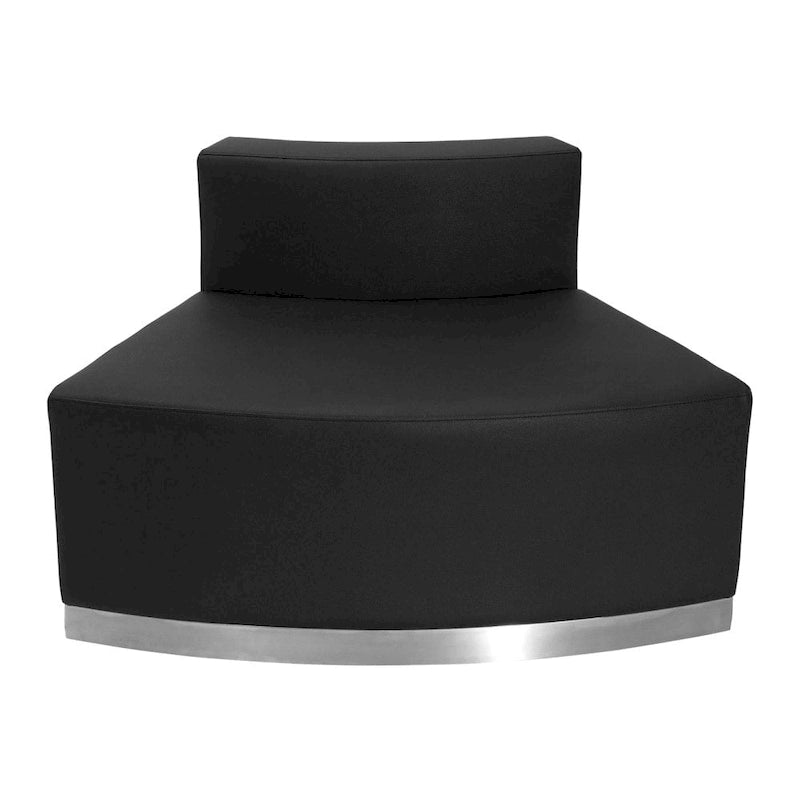 4 PC LeatherSoft Modular Reception Configuration w/Taut Back &Seat - 105W x 25.25 - 52.5D x 27H