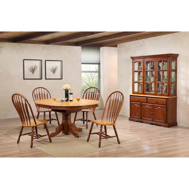 Oak Selections Side Chair (Set of 2) - 22L x 20.5W x 41H