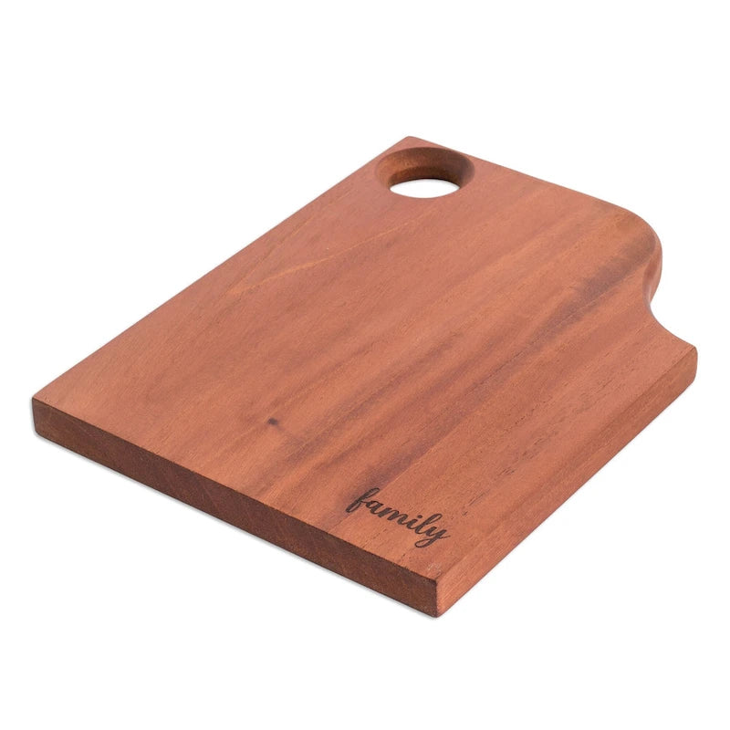 Novica Handmade Family Delight Wood Cutting Board