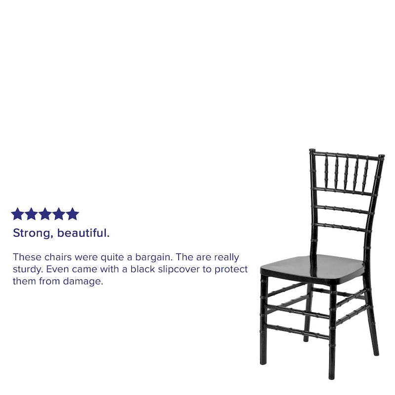 Resin Stacking Chiavari Chair - Hospitality and Event Seating
