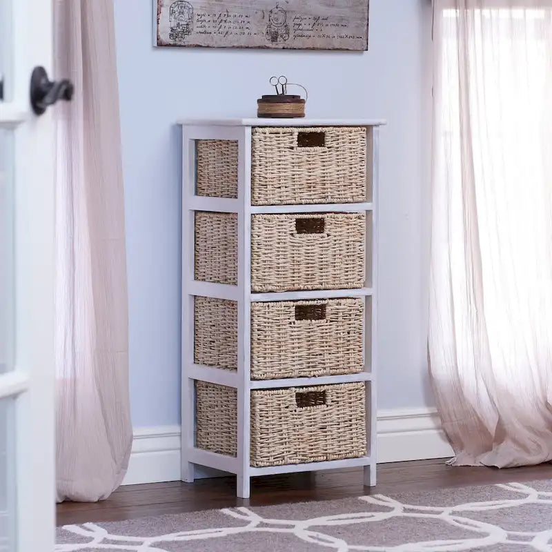 Household Essentials Storage Chest of 4 Drawers