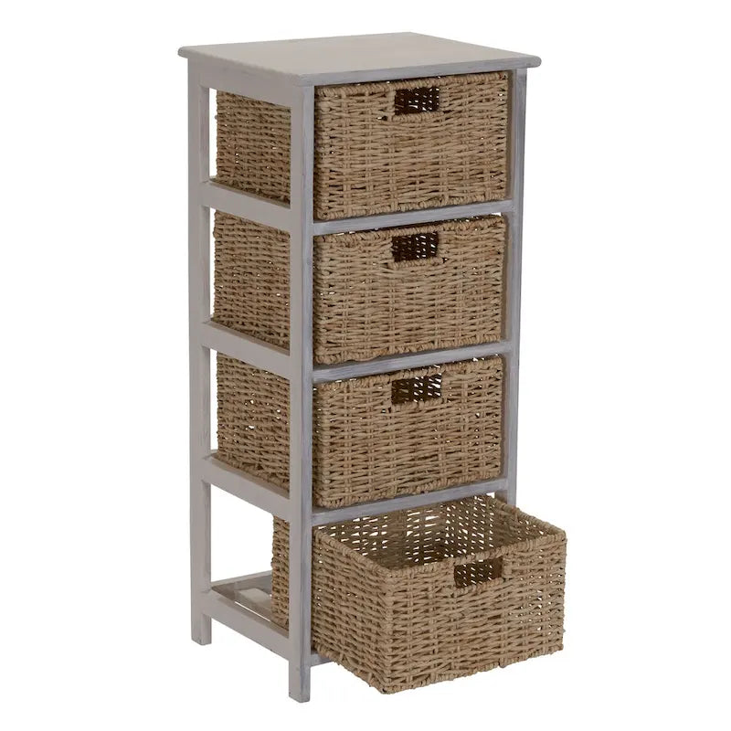 Household Essentials Storage Chest of 4 Drawers