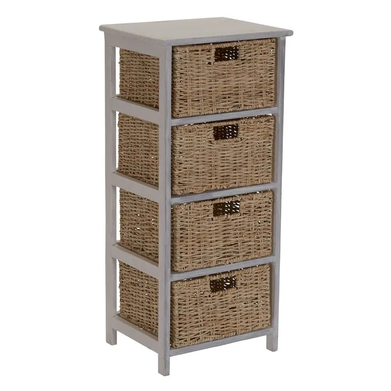 Household Essentials Storage Chest of 4 Drawers