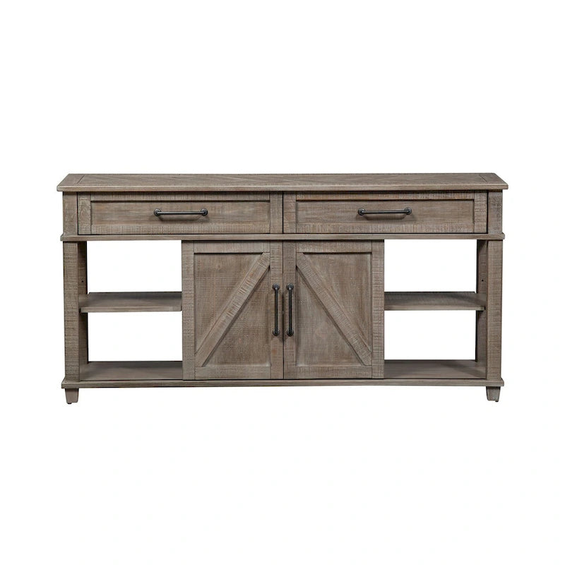 Liberty Furniture Parkland Falls Weathered Taupe Sofa Table
