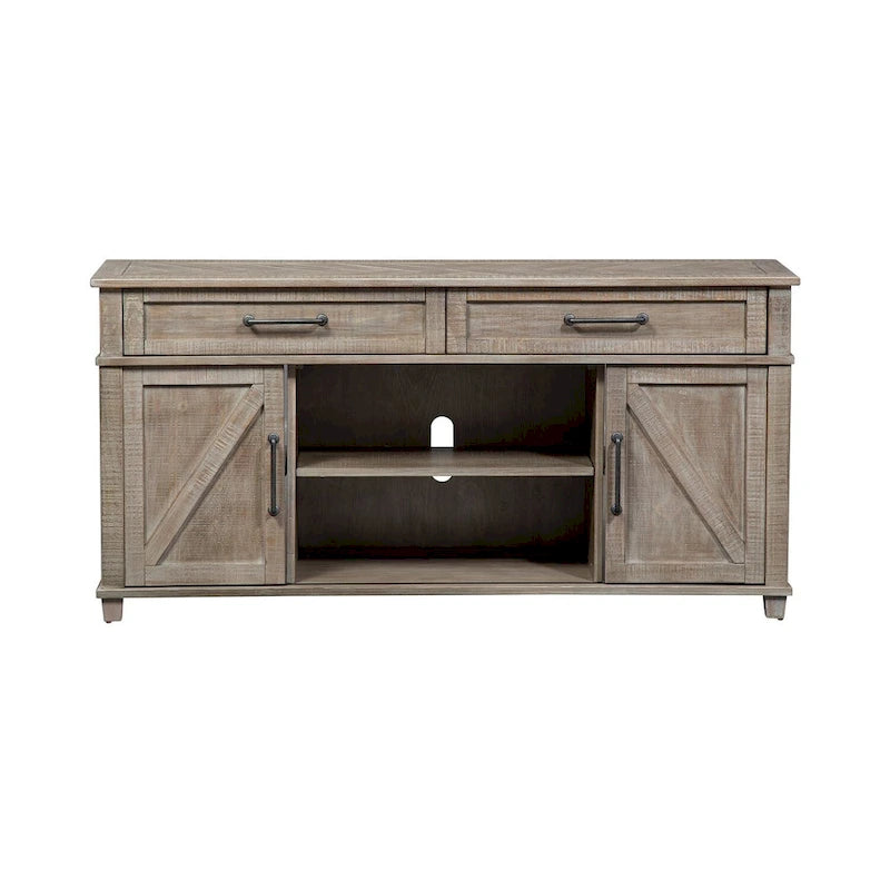 Liberty Furniture Parkland Falls Weathered Taupe Sofa Table