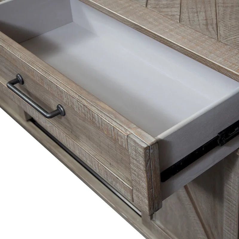 Liberty Furniture Parkland Falls Weathered Taupe Sofa Table
