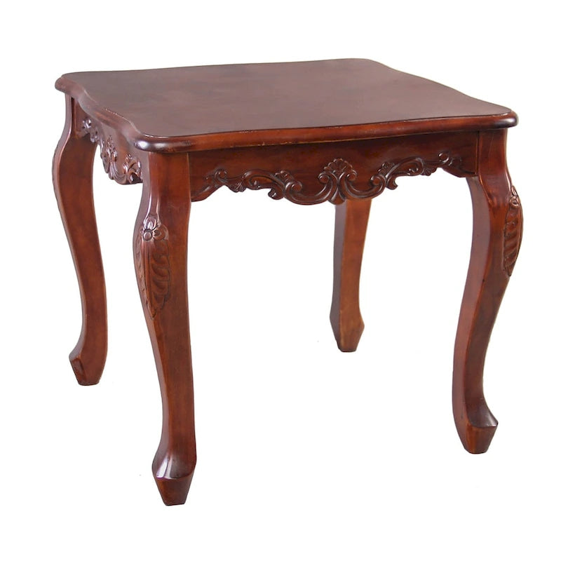 Windsor Carved End Table