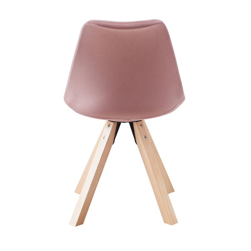 Porthos Home Poppy Dining Chairs Set of 2, Velvet and Beechwood