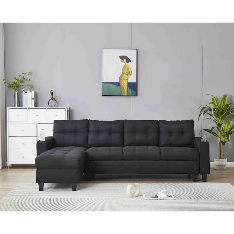 Reversible Chaise Sectional Sofa